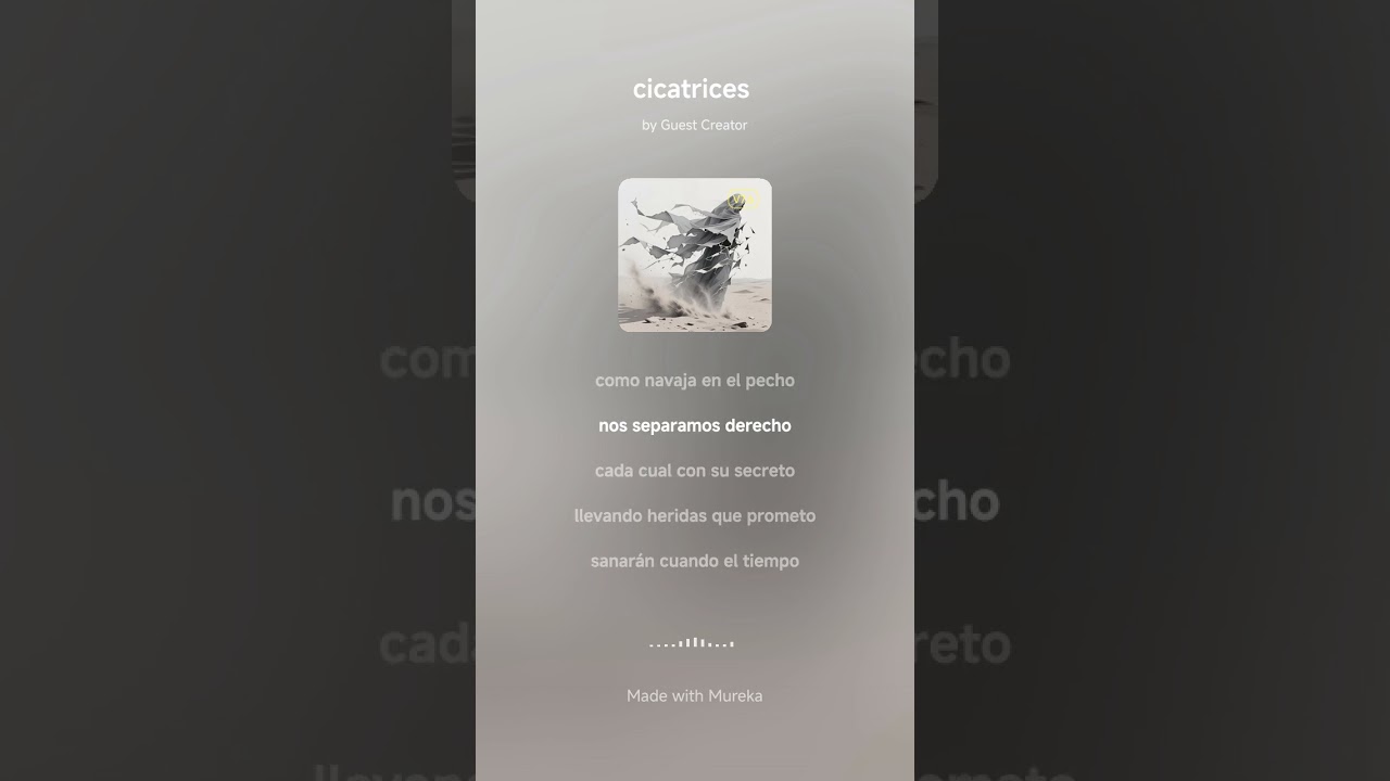 Buenos días que no lleva cicatrices en el alma