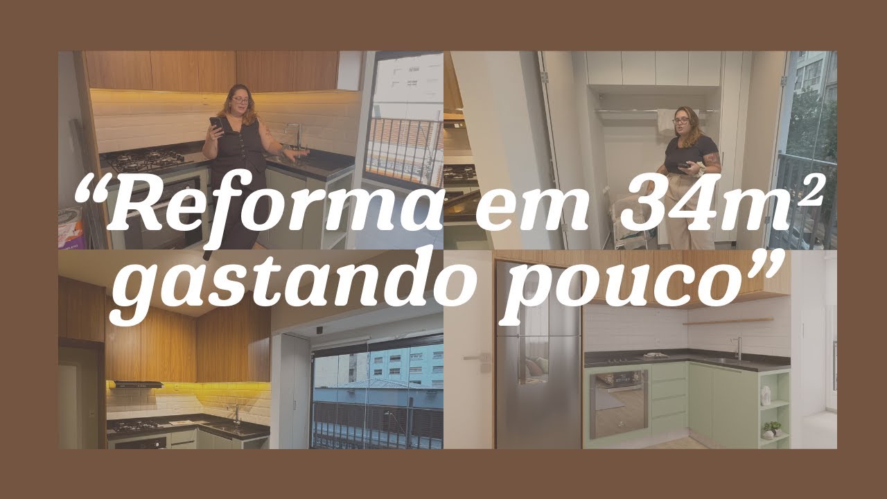 Transformamos este apto de 34 m² para locação: VEJA QUANTO CUSTOU!