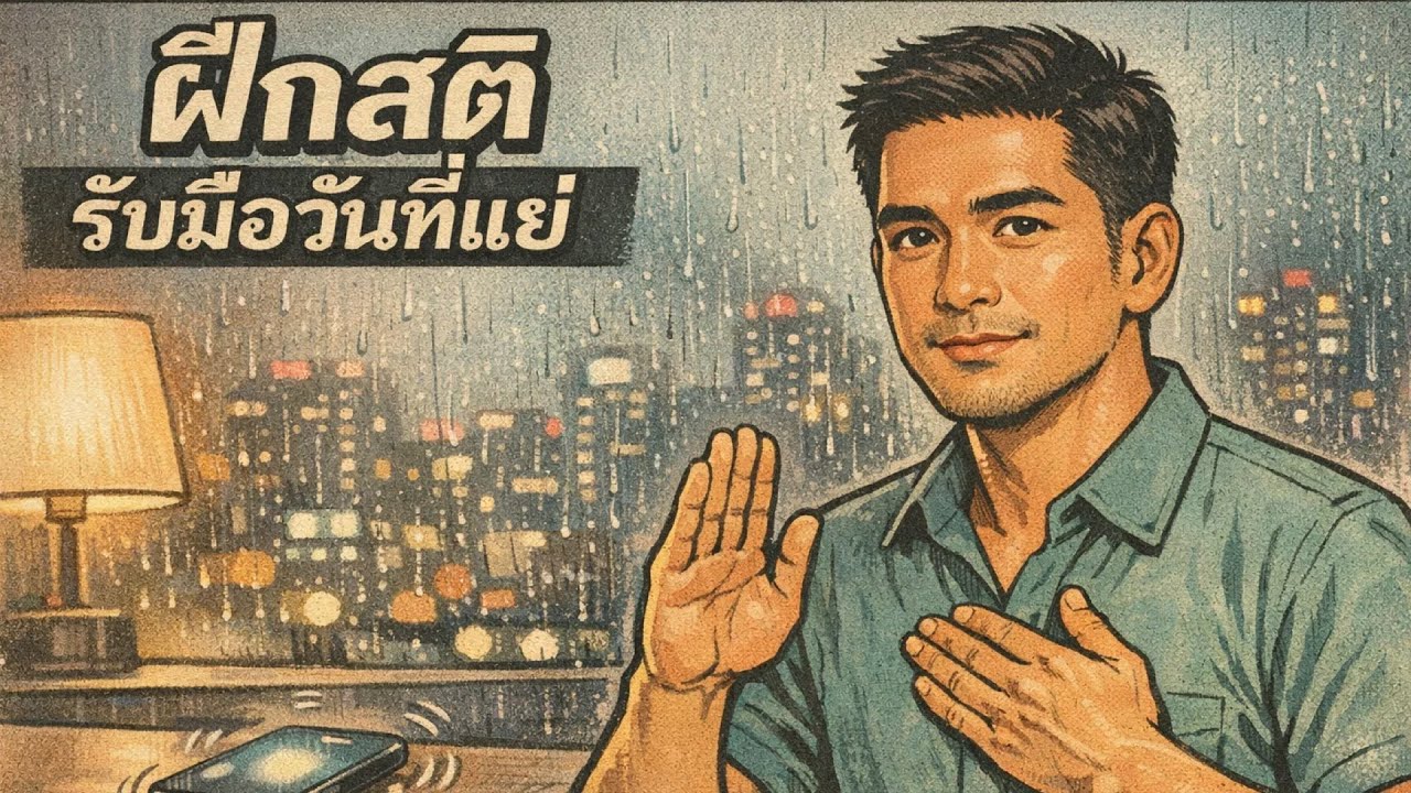 ฝึกสติให้รับมือได้ในวันที่โลกใจร้าย