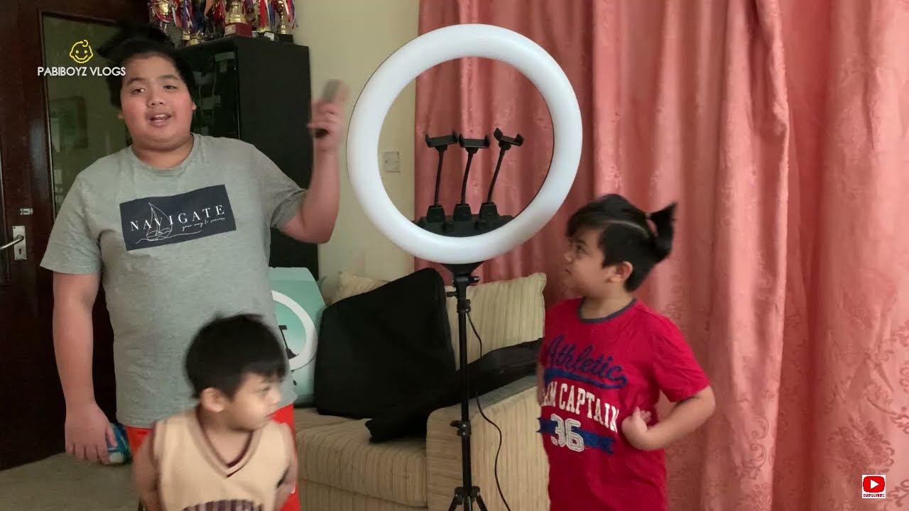 VLOG 091 I UNBOXING RING LIGHT WITH REMOTE CONTROL I SLP - G63 RING LIGHT I PABIBOYZ VLOGS