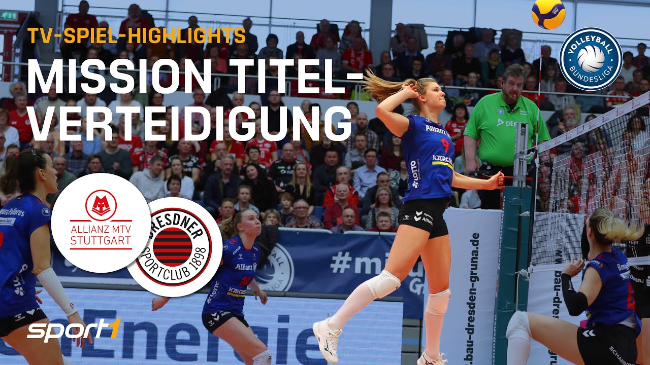Spieltag Highlights: Dresdner SC vs. Allianz MTV Stuttgart | 1. Volleyball Bundesliga
