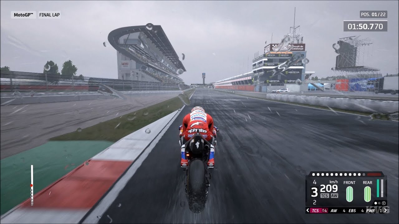 MotoGP 20 - Ducati Desmosedici GP20 - Rain Gameplay (PC HD) [1080p60FPS]