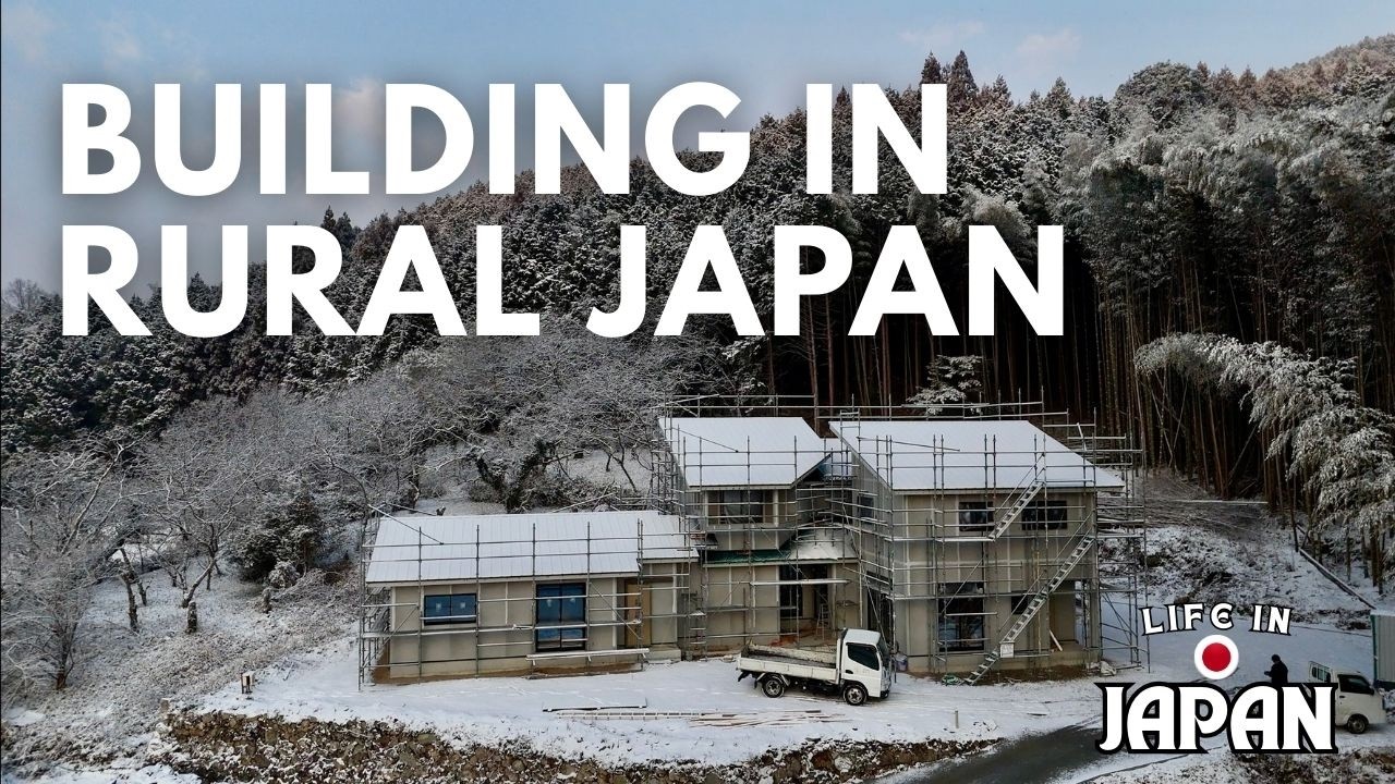 American Building a House in Rural Japan | Countryside Construction Update