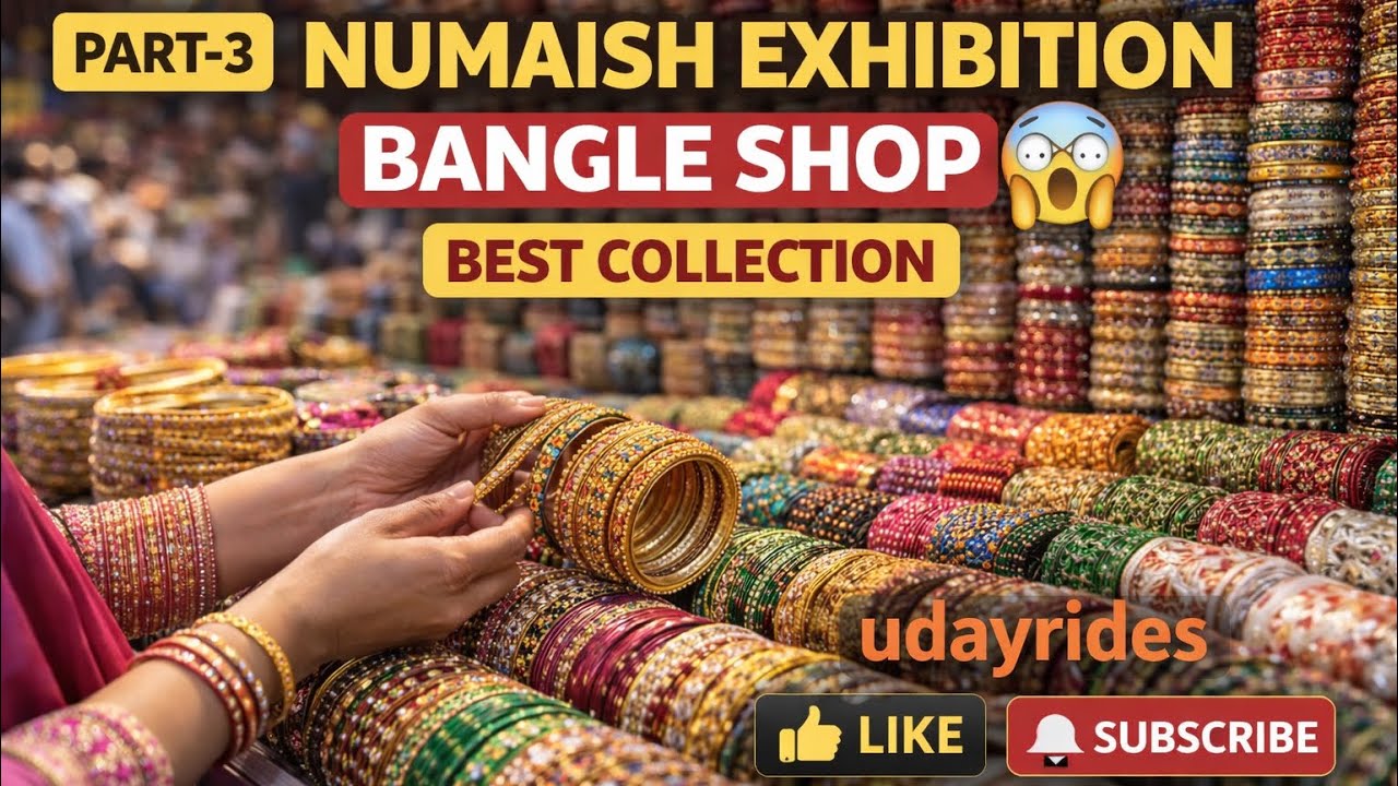 Numaish Exhibition Hyderabad 2026 | Bangle Shop Best Collection 😲