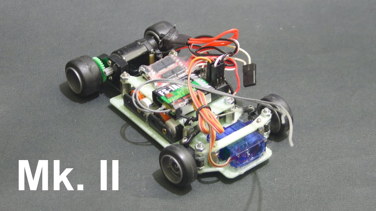 Mobil RC drift mini buatan sendiri Mk. II