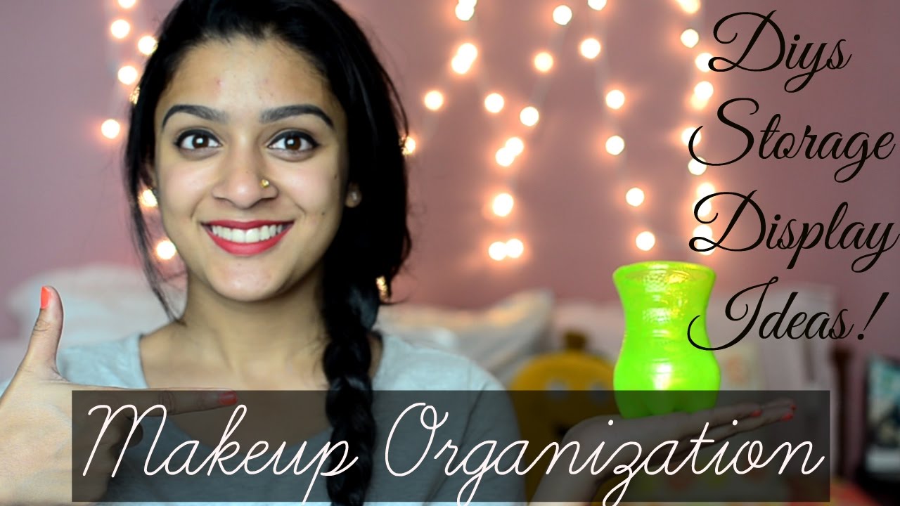 CHEAP & EASY DIY MAKEUP ORGANIZATION IDEAS+STORAGE+DISPLAY | MegDIY