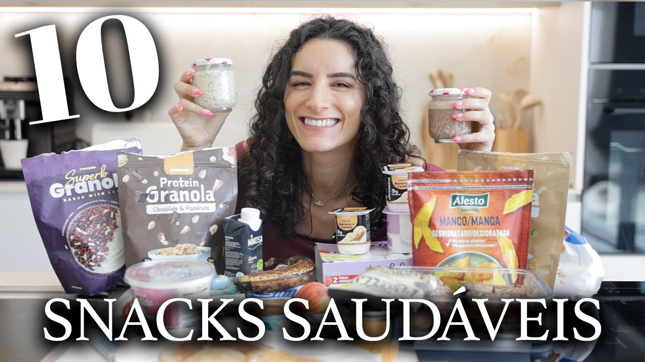 10 SNACKS SAUDÁVEIS PARA LEVARES CONTIGO NO REGRESSO AO TRABALHO OU AULAS - com receitas!