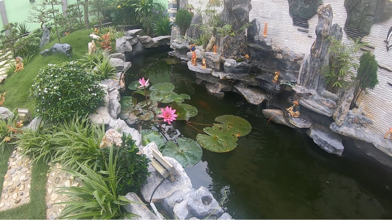 BShp-Tiểu cảnh non bộ và không gian lý tưởng giữa làng quê