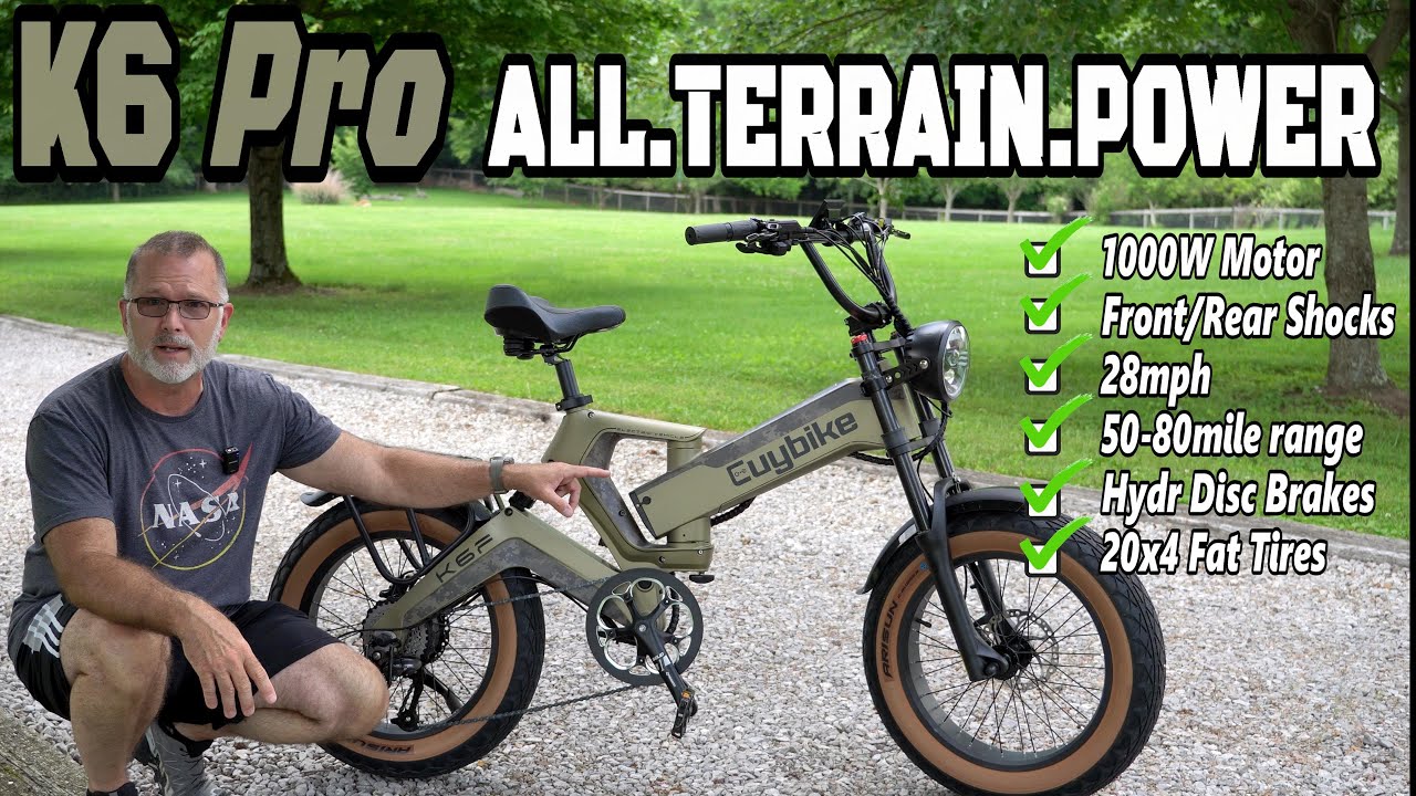 EUYBike K6 Pro (K6F): All-Terrain, Fast, Foldable 1000W BEAST!
