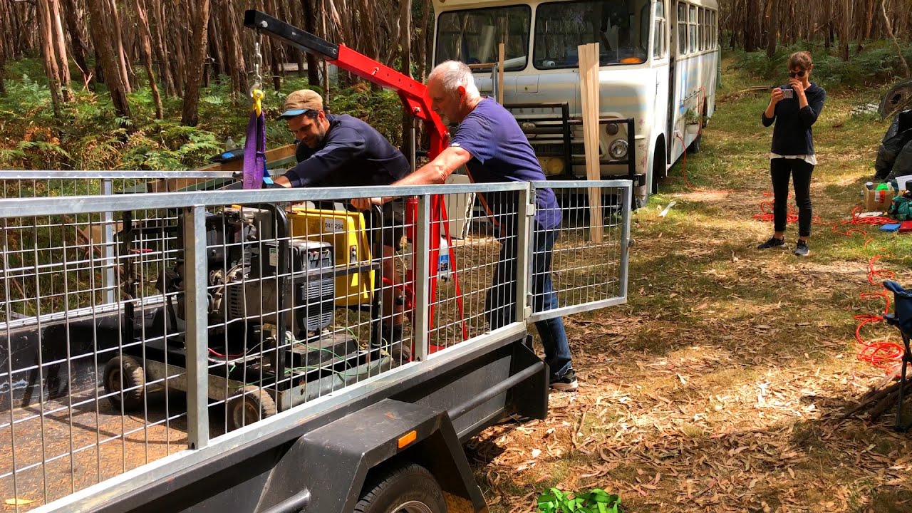 Aussie School Bus Conversion - Ep02 - Wiring the bus