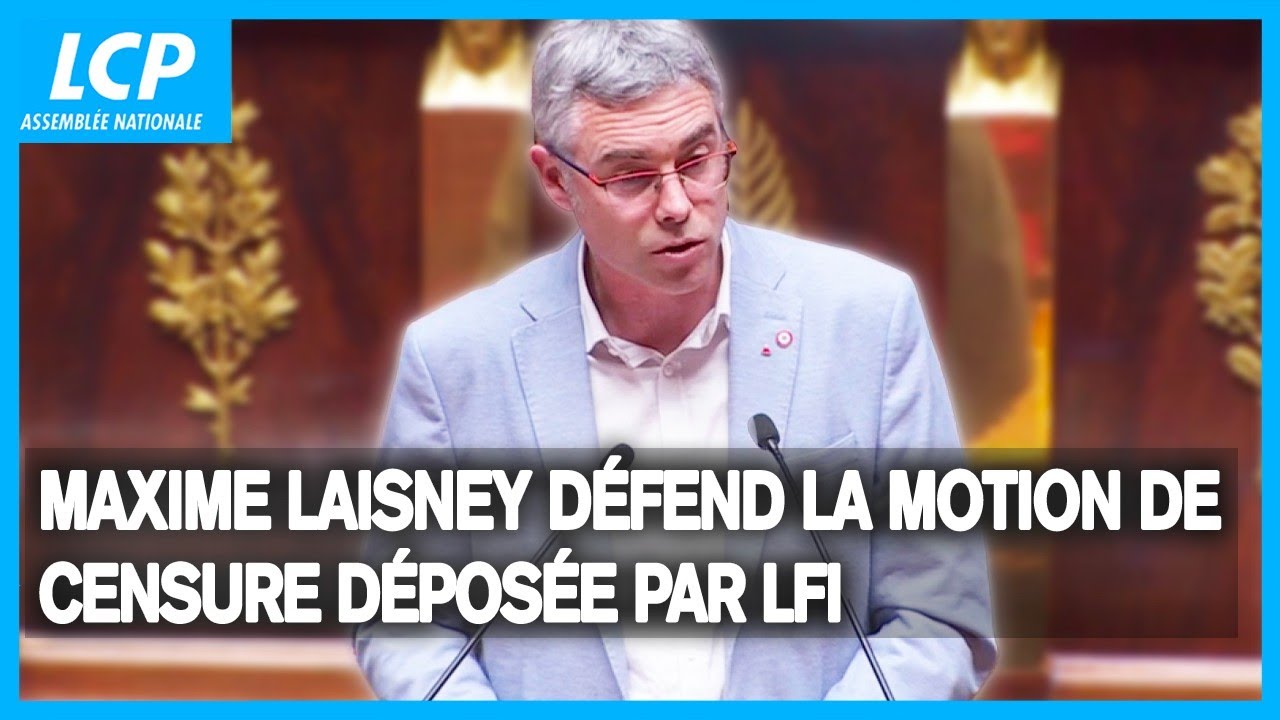 Maxime Laisney défend la motion de censure déposée par LFI - 25/02/2026_copy
