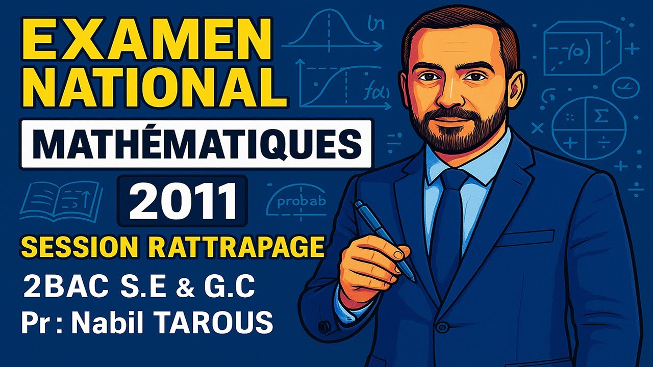 Examen National 🔥 2011🔥 – Corrigé Math 2BAC (Rattrapage) | S.E & G.C
