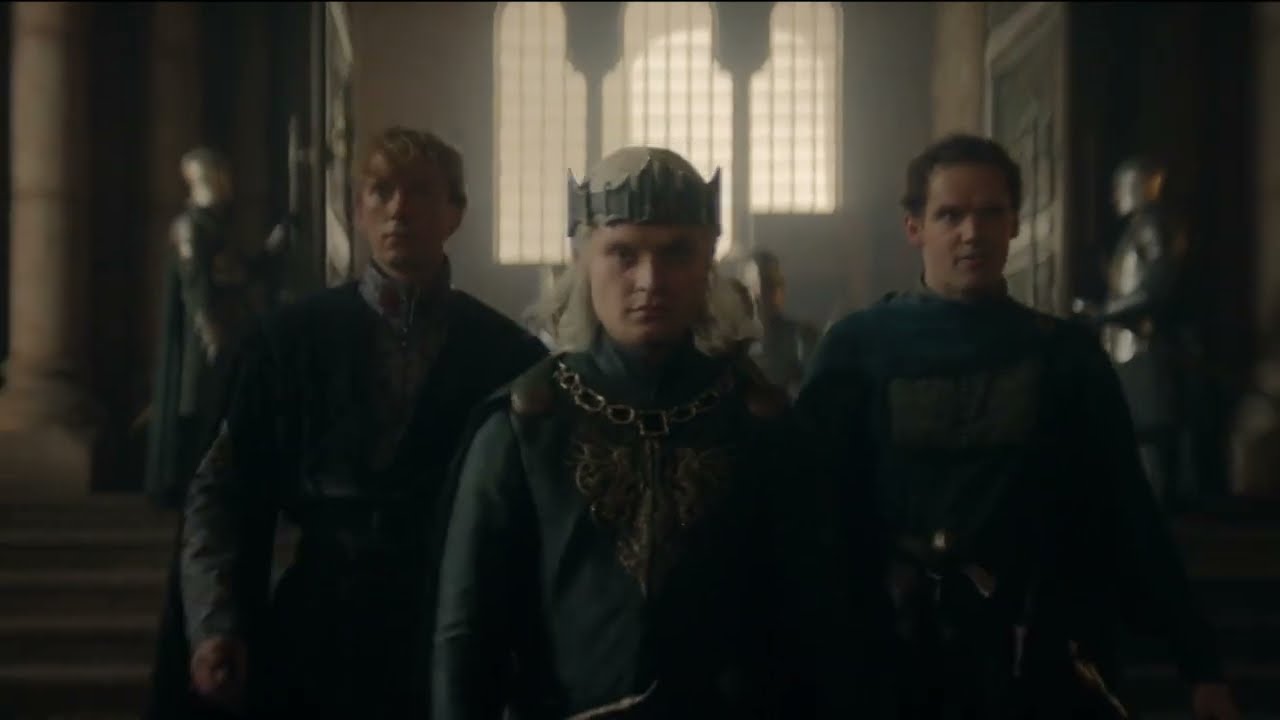 King Aegon holds court👑| House Of The Dragon season 2 #hotd