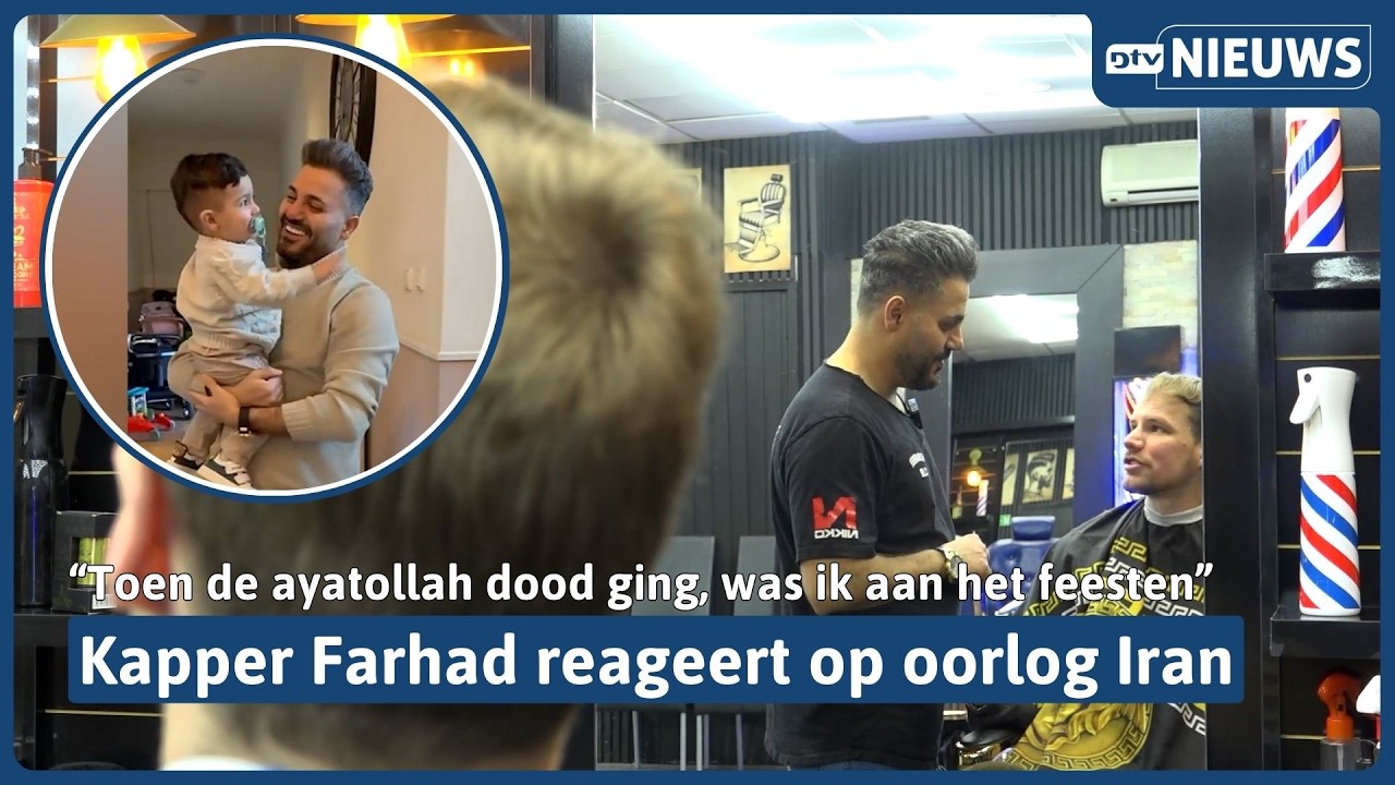 Bossche kapper vreest voor familie in Iran: ‘Elke avond krijg ik tranen in mijn ogen’ I Dtv Nieuws