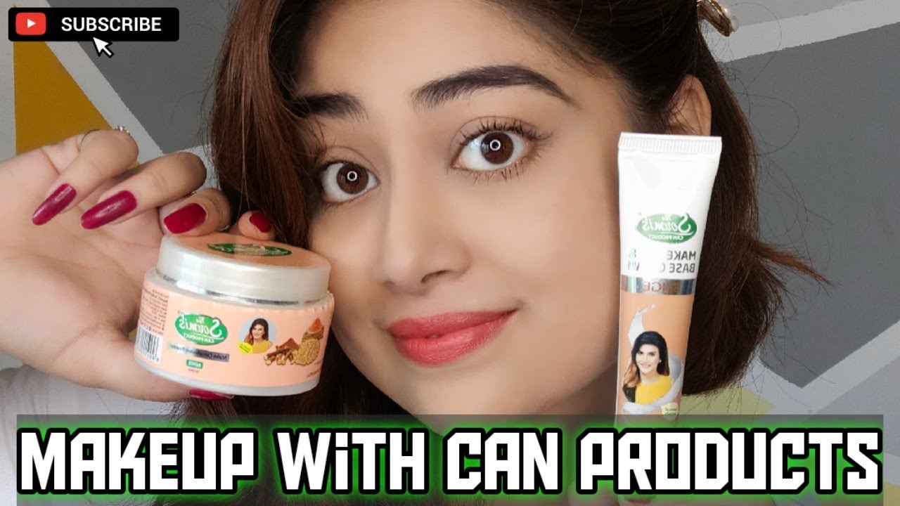 The Soumi's Can Product| makeup with can products 😍