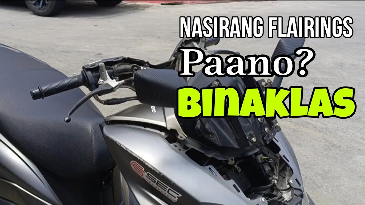 Paano baklasin ang Fairings ng Suzuki Burgman 125? #suzukiburgmanstreet125 #flairing #motorcycle