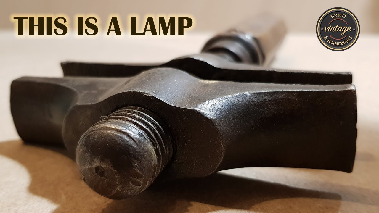 Homemade industrial lamp - Lampe industrielle clé anglaise