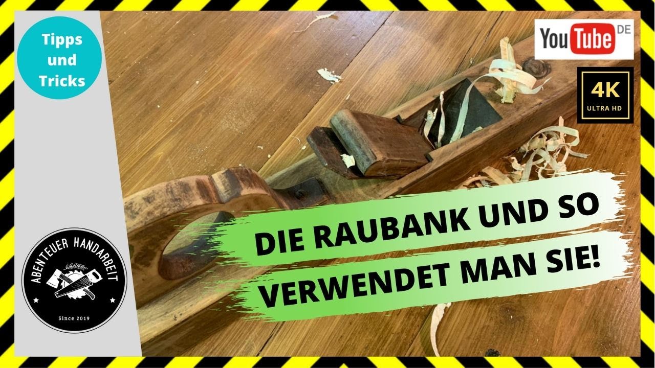 Die Raubank und wie man mit ihr arbeitet! 👍🛠🎬 4k Video