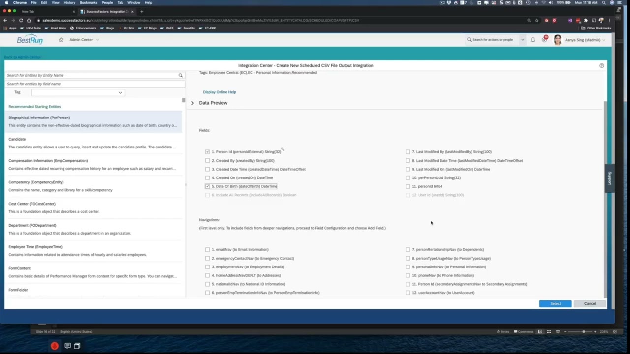 SuccessFactors Integration Center Part 2: Getting Started
