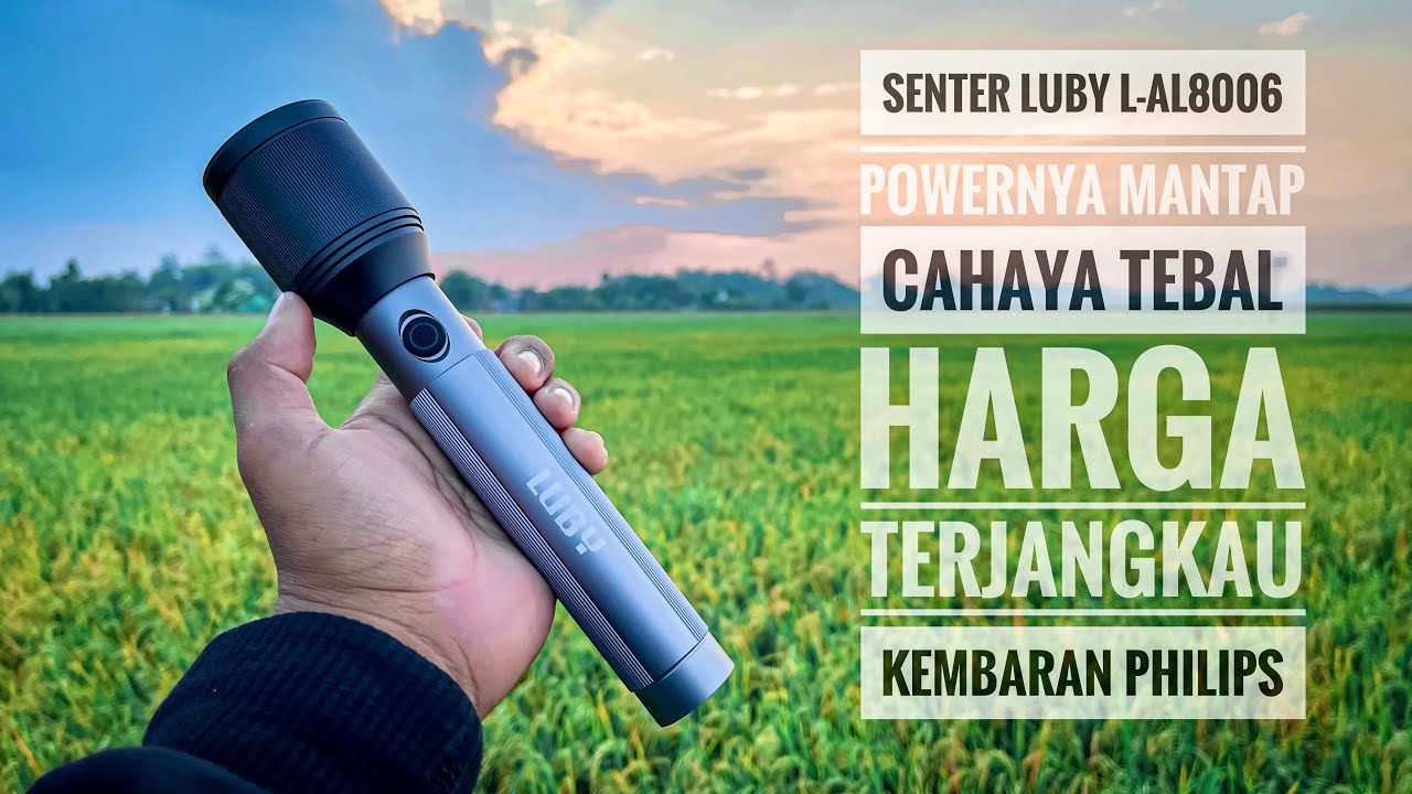 SENTER LUBY L-AL8006 POWERNYA GOKIL SI INI❕❕