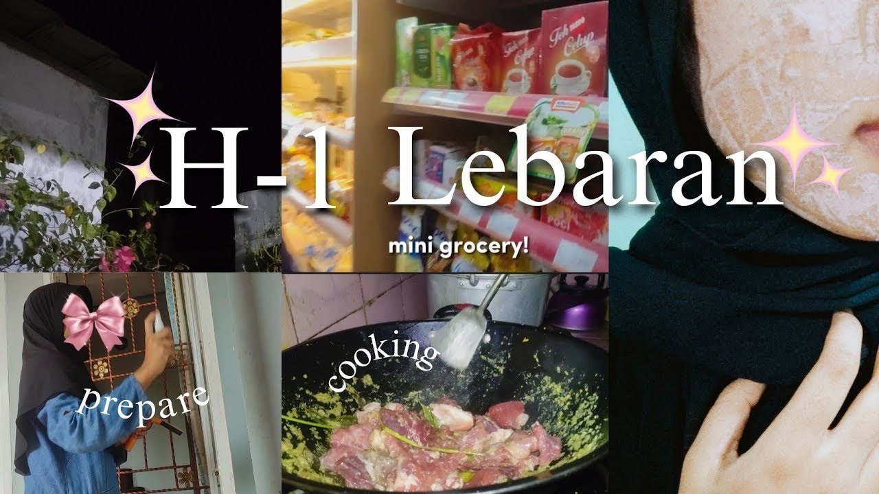 ✧*。kegiatan h-1 lebaran 1444H♡ • persiapan menyambut lebaran• mini grocery • masak rendang•opor ayam
