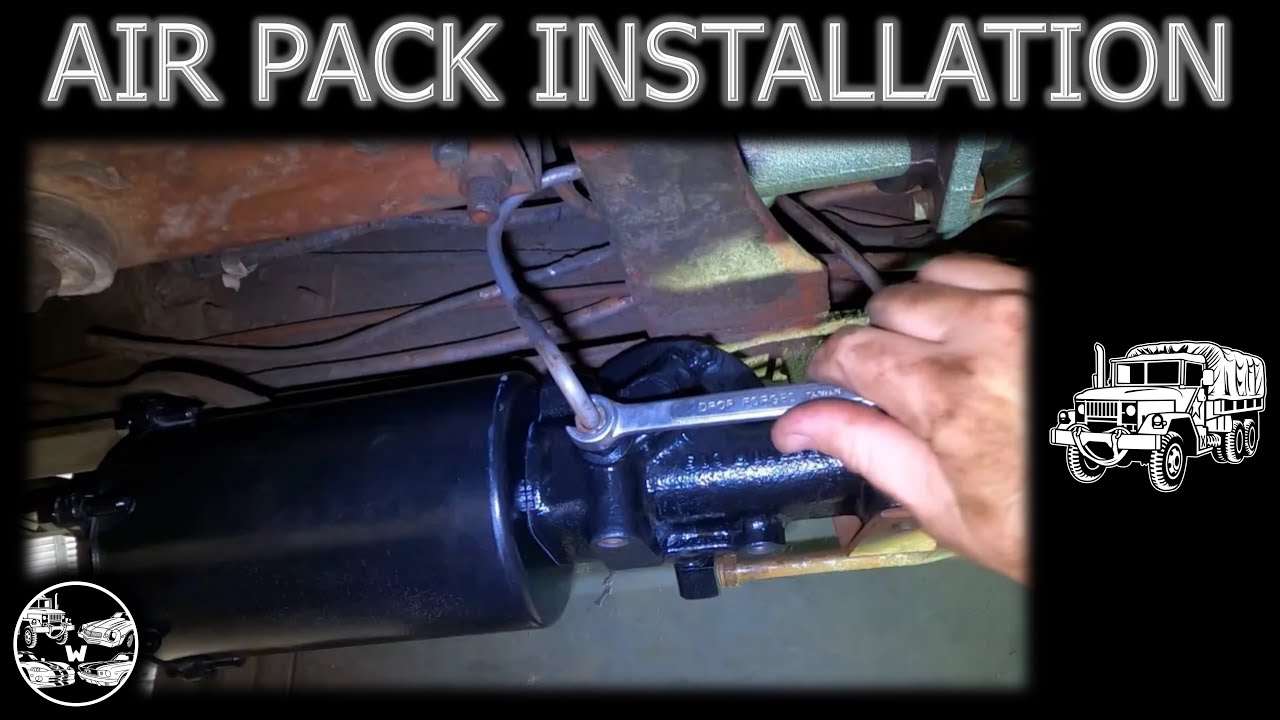 M35A2 Long Style Air Pack 4 of 4 - Installation