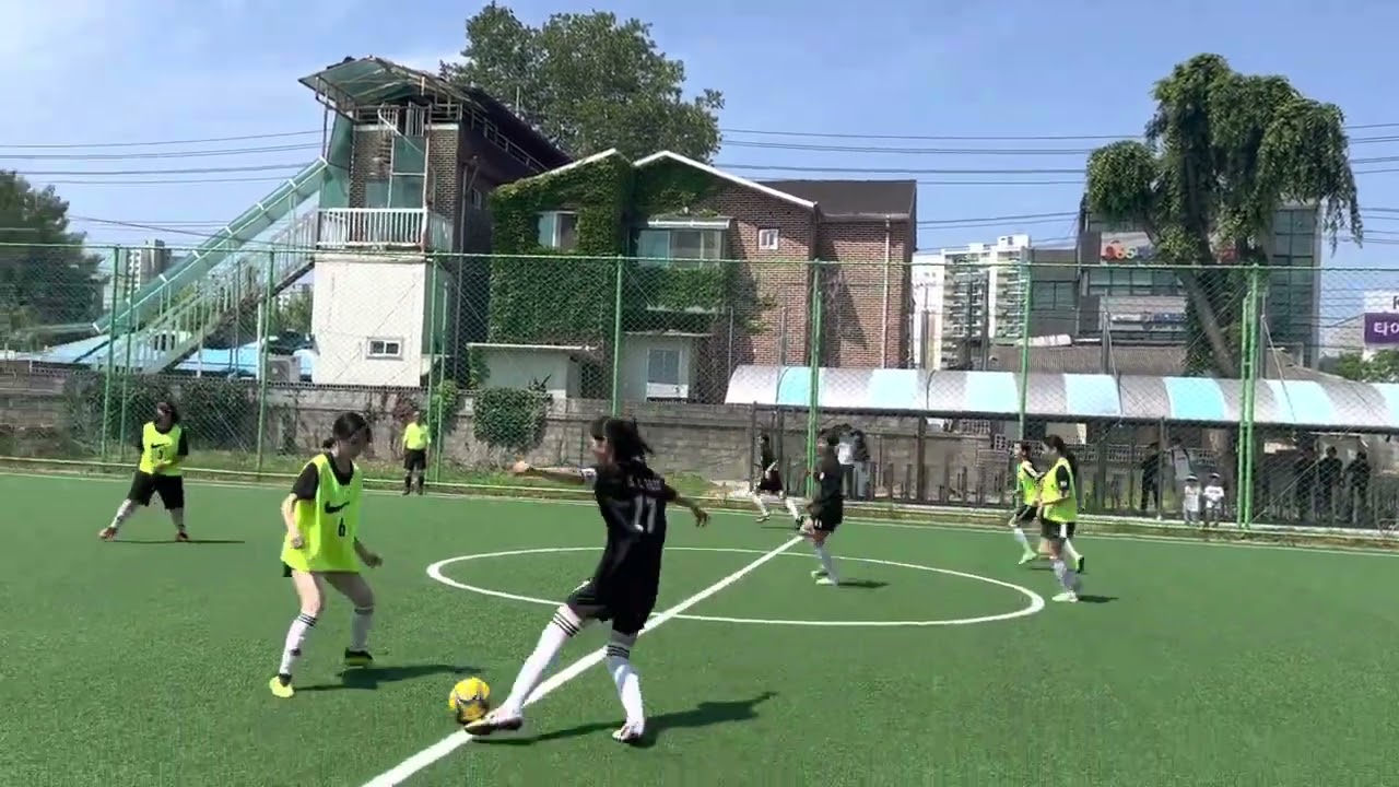 원주시 스포츠클럽 풋살대회 여중(원주여중 대 태장중) 전반전