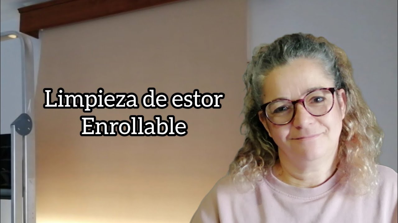 Como limpiar un estor enrollable de forma fácil..