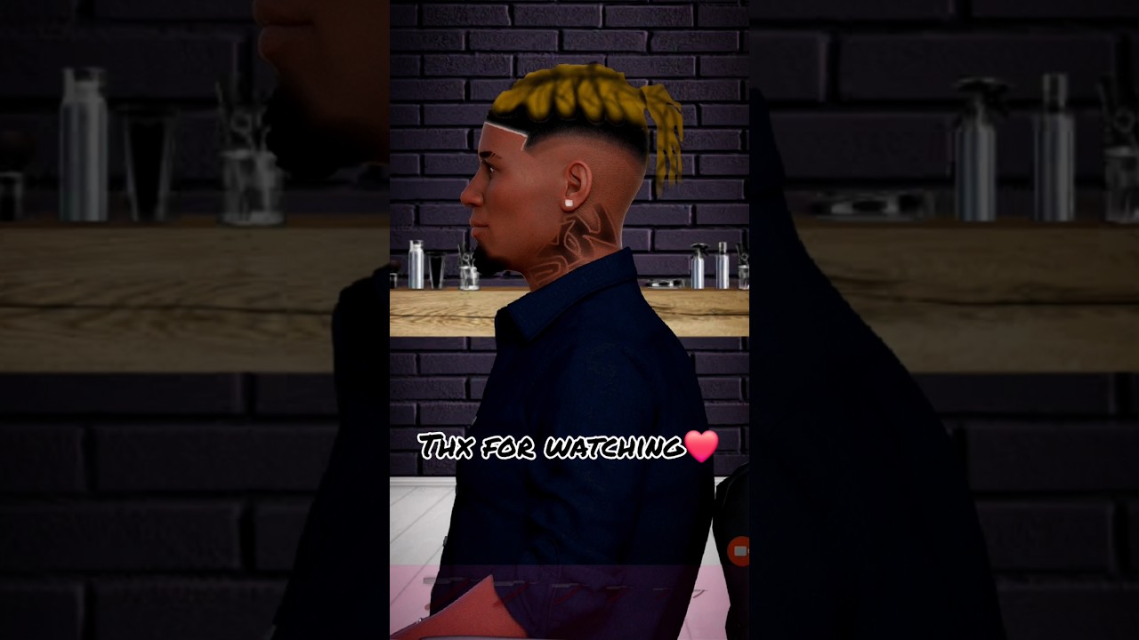 Barber Chop ~Yellow Braids Design💈🥶 #barberchop #barber #shorts #blowup #barbershop #hair #hairstyle