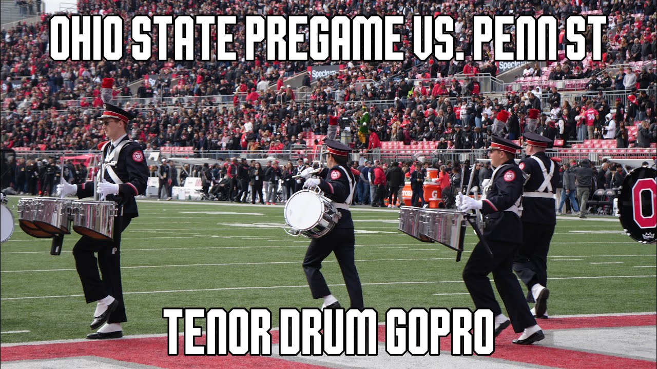 TBDBITL Pregame Tenor Drum POV: Ohio State vs. Penn State (11/01//25)