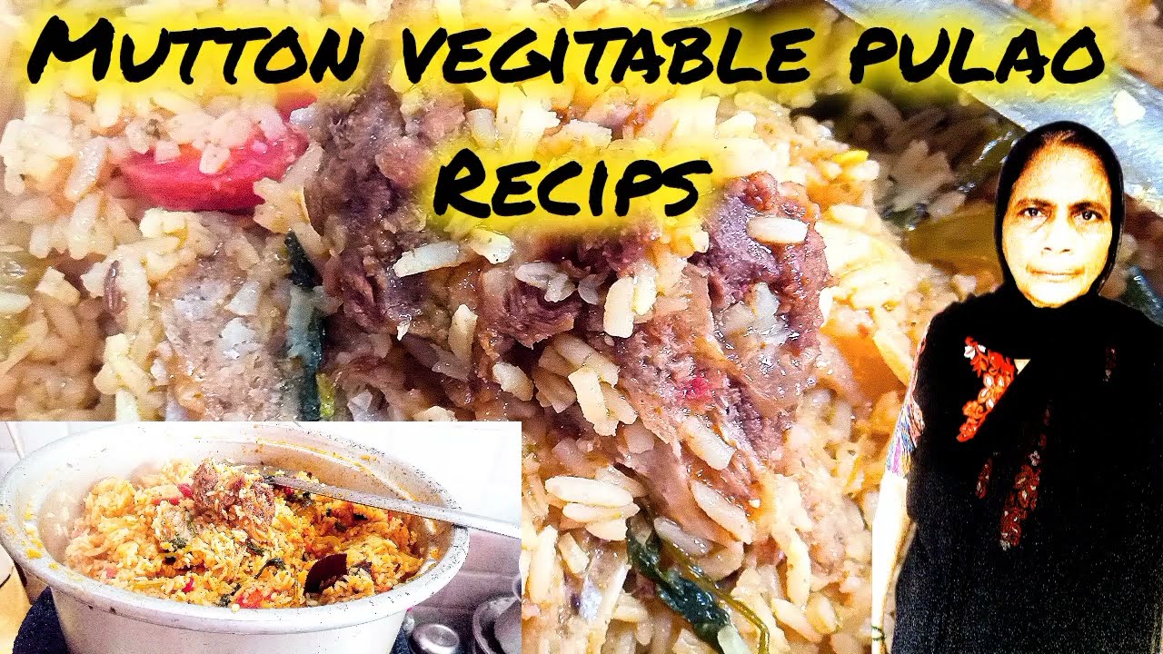 Mutton vegitable pulao recips by cookwithmysweetmom #viral #video #food #indianrecipe #recipe 