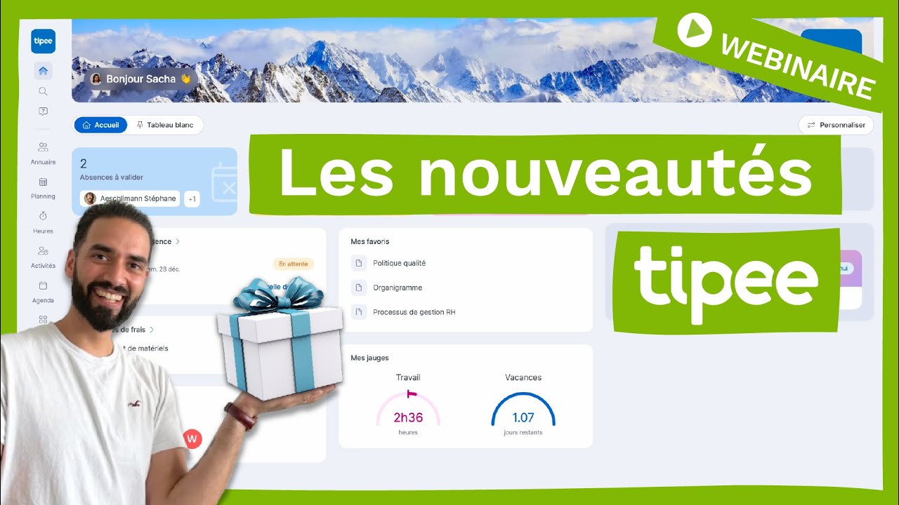 Webinar nouveautés tipee | Nouvelle interface, horaires obligatoires et plus encore !