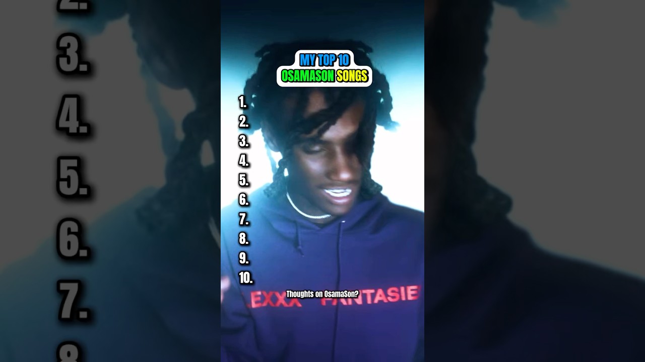 Top 10 OsamaSon Songs #osamason #undergroundmusic #underground #music #rap #hiphop #ranking #trap