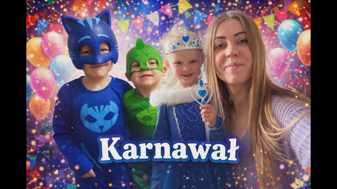 Przygotowania dzieci do balu karnawałowego| RODZINNY VLOG #5