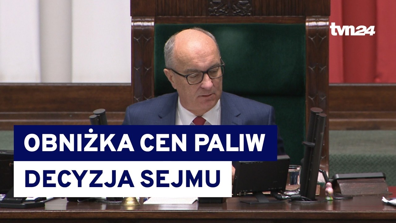 Jednogłośna decyzja Sejmu w sprawie cen paliw. Czas na senator&oacute;w i prezydenta