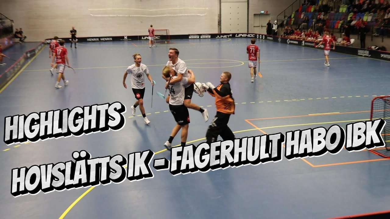 Highlights Hovslätts IK - Fagerhult Habo IBK (Innebandy/Floorball)