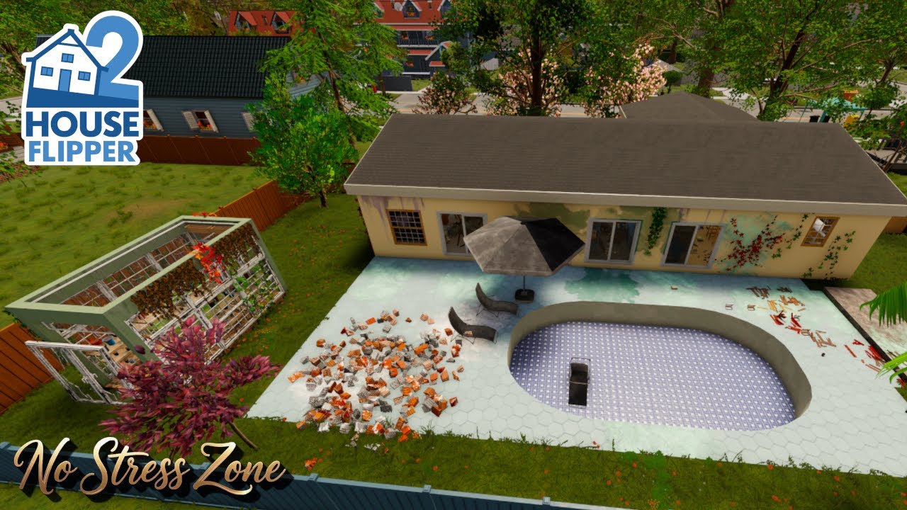 House Flipper 2 – Childhood Home Build | No Commentary (custom job)