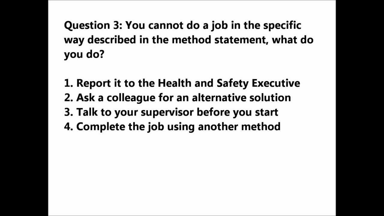 CSCS Test Mock Exam Questions 2