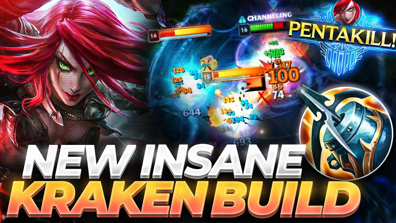 NEW BUFFED KATARINA KRAKEN BUILD PENTAKILL