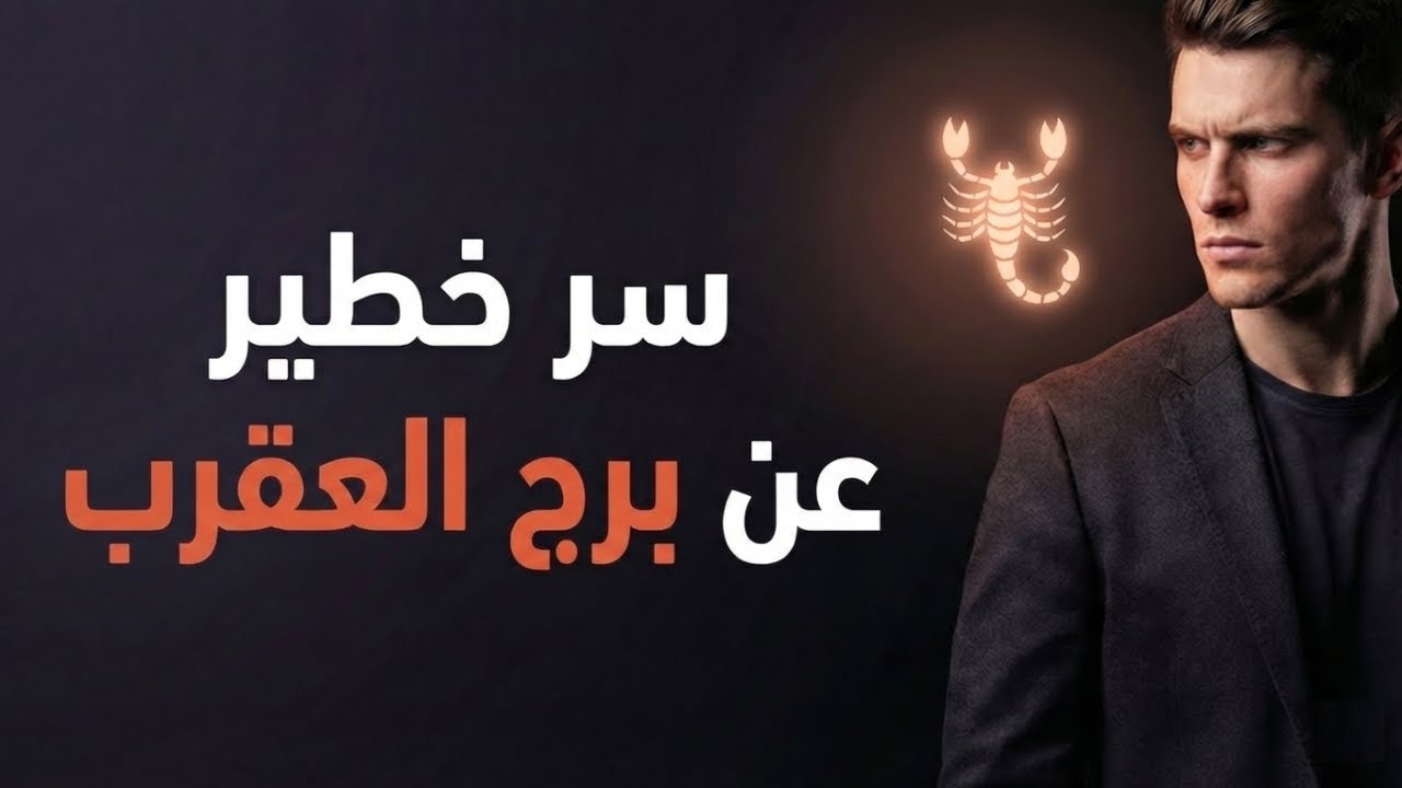 سر خطير عن برج العقرب… الجانب الذي لا يظهره لأحد