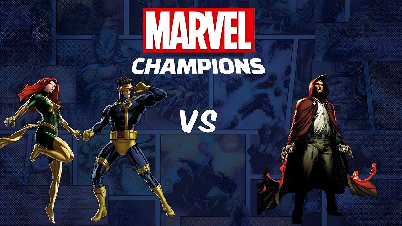 Marvel Champions (multijugador) | Fénix y Cíclope vs The Hood.