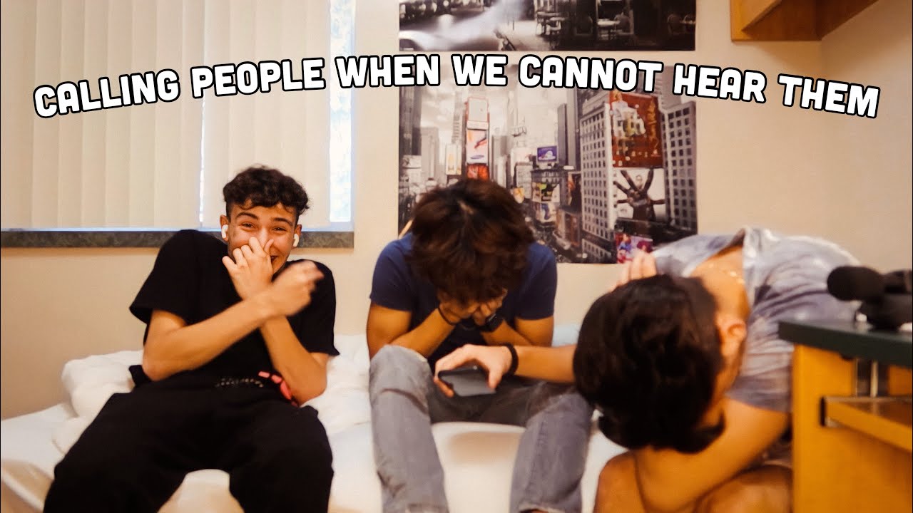 calling people but we CANNOT HEAR them