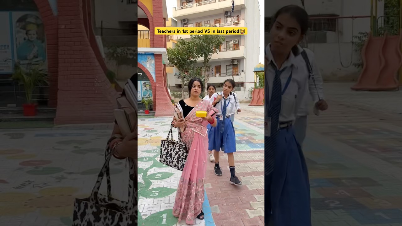 Teachers in 1 period VS in last period👩&zwj;🏫 #shorts #ytshorts #teacherlife #sejalgabashorts