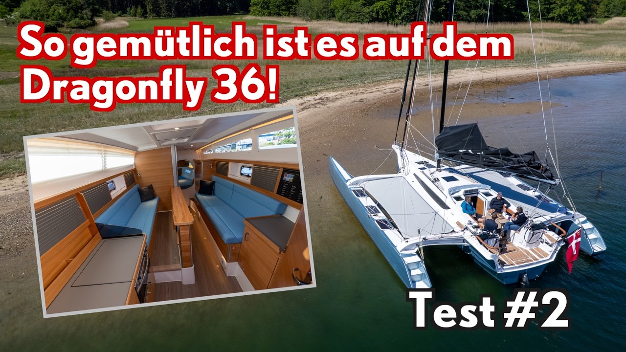Dragonfly 36 #2: Wohnen auf dem Trimaran - edel und komfortabel