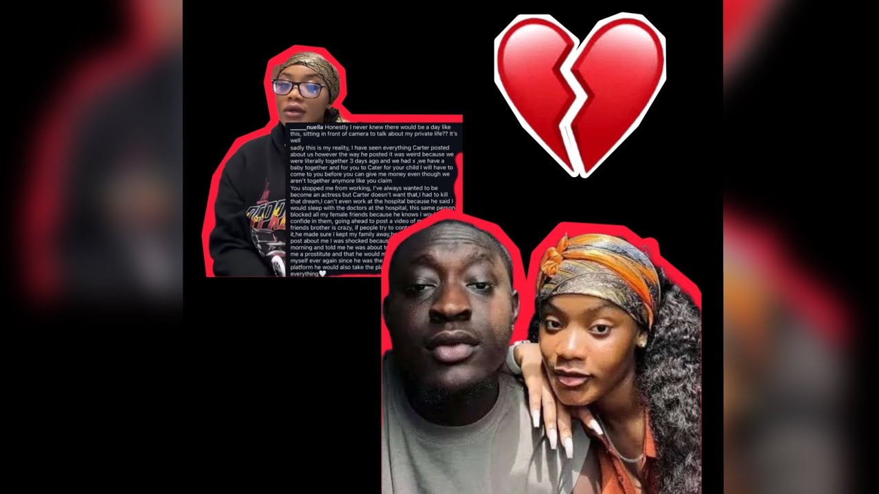 Carter Efe’s baby mama, Nuella finally speaks out amid their dispute.