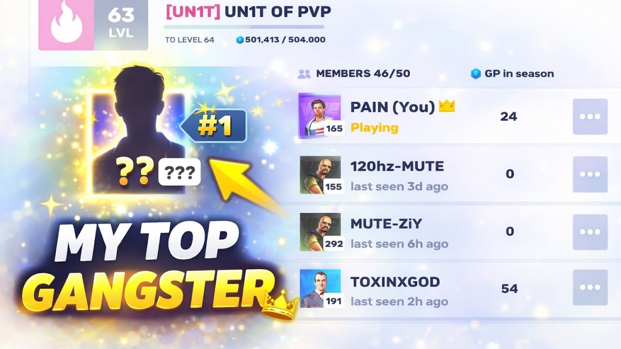 WHO IS THE TOP GANGSTER? 👑❓