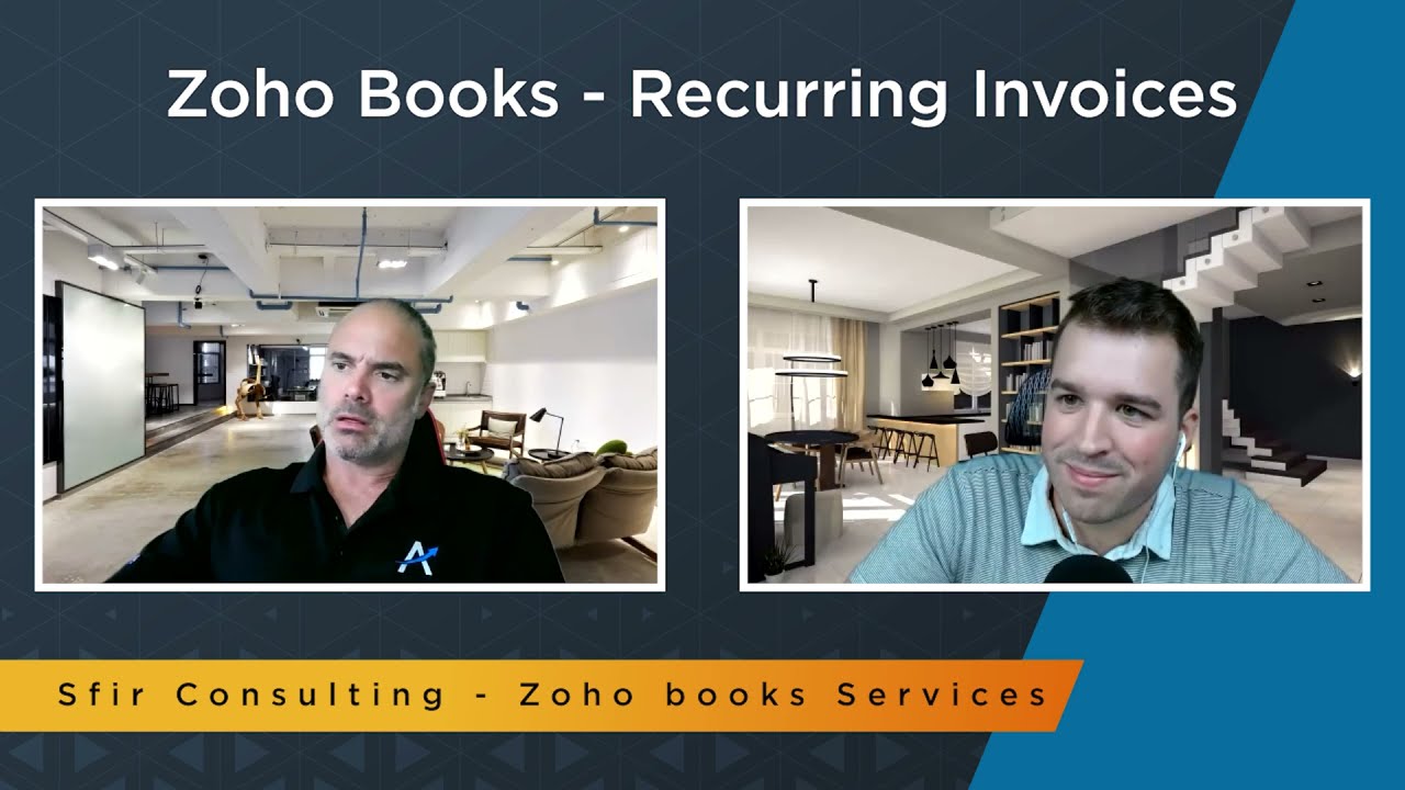 Zoho Books — Регулярные счета для предприятий сферы услуг (подписки и авансовые счета)