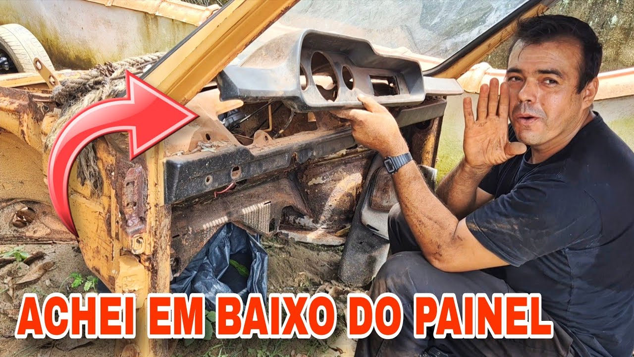 ACHEI OURO DE BAIXO DO PAINEL da BRASÍLIA VELHA / MONTAGEM da DIREÇÃO NOVA !!!