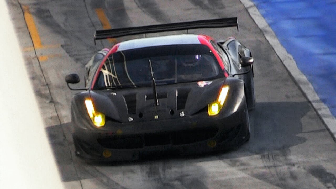 Ferrari 458 GTE Pure Sound at Monza Circuit