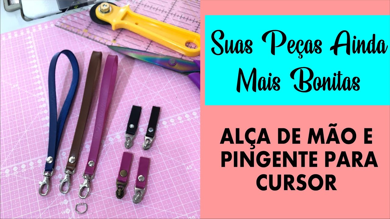 ALÇA DE MÃO E PINGENTE PARA CURSOR